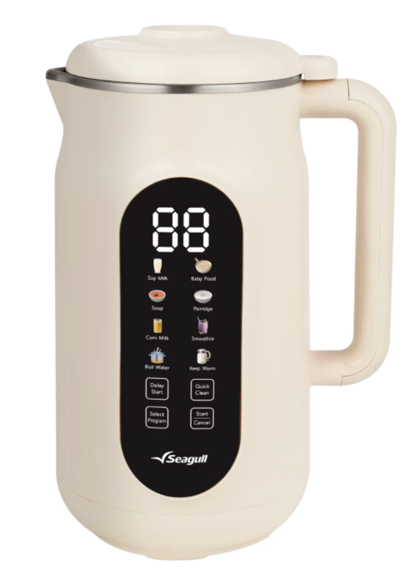 Seagull Soy Milk Maker 8 in 1 สีครีม 1.2 ลิตร